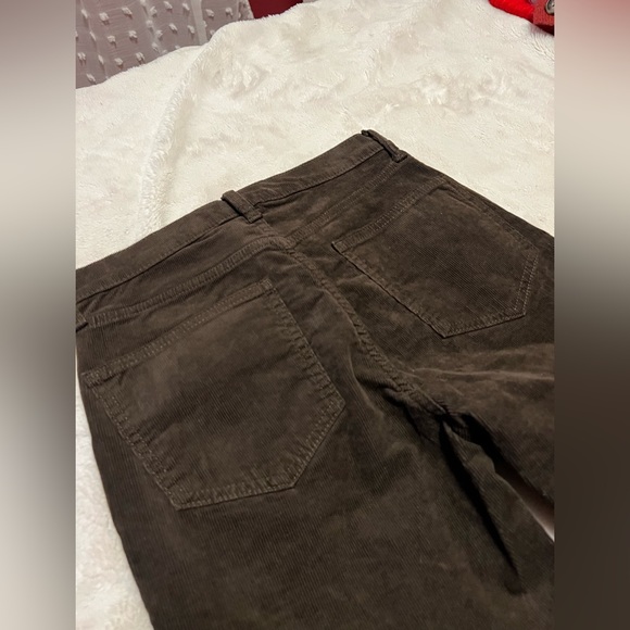 4/$20 - Gap dark brown corduroy pants women’s size 26 - Picture 2 of 10